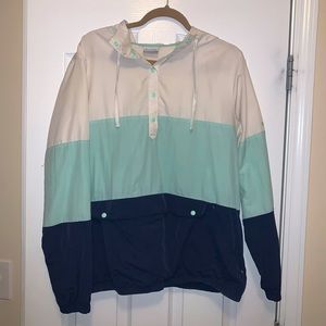 Columbia Windbreaker Jacket/Hoodie Size L